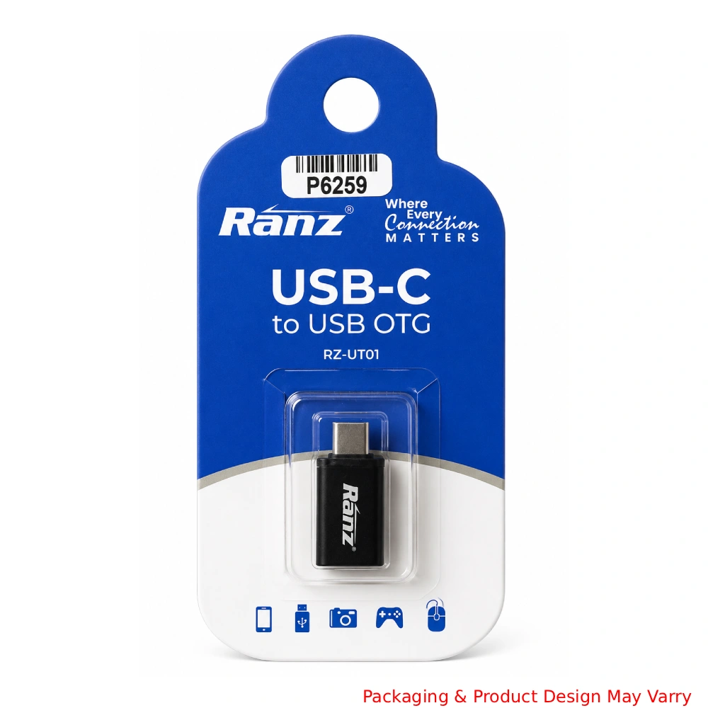 Ranz Type-C To USB OTG Connector